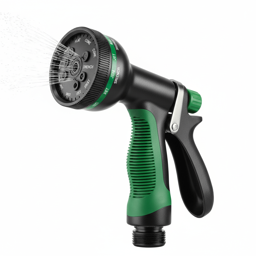 Adjustable Garden Hose Nozzle (8 Patterns)