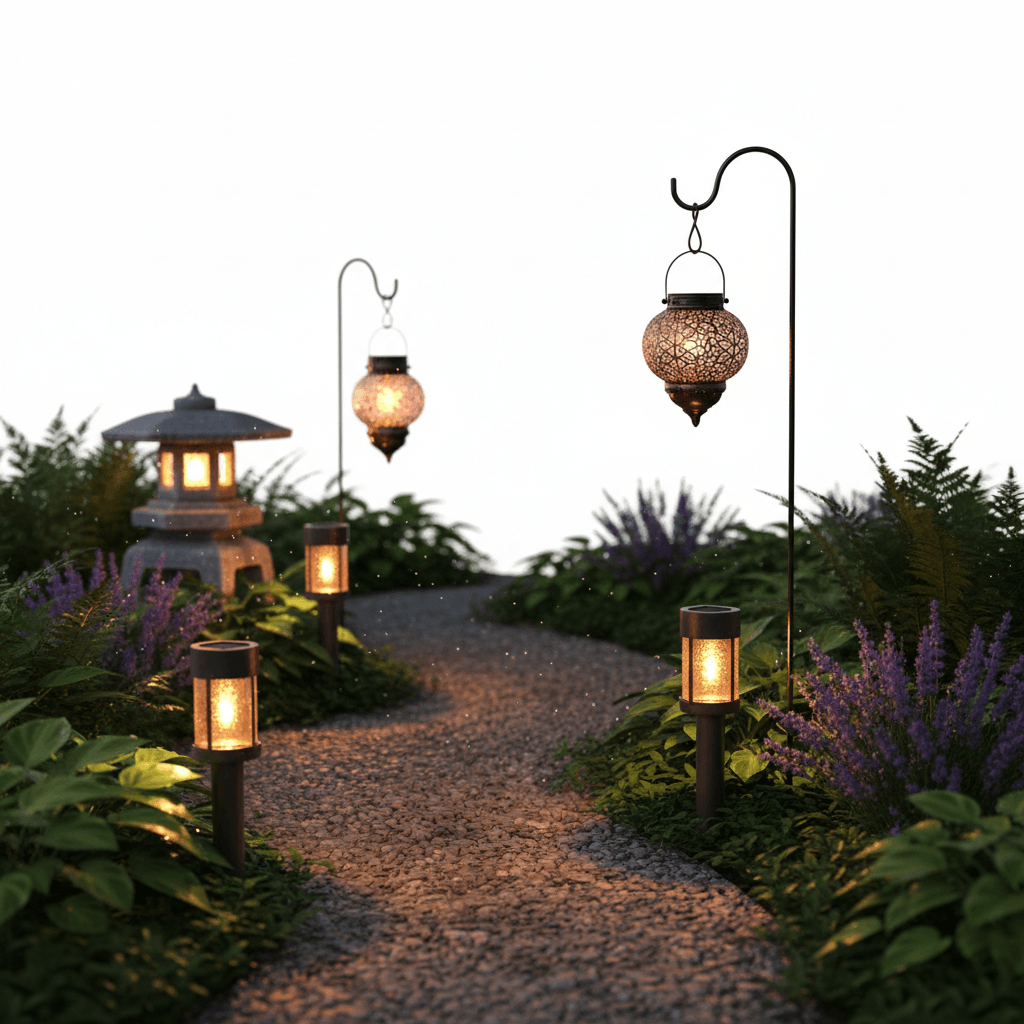 Garden Solar Lantern Set (4-Pack)