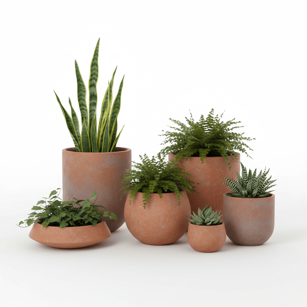 Large Terracotta Planter Set (3-Pack)